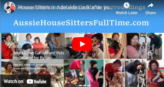 House Garden and Pet Sitting in Adelaide and Surroundings